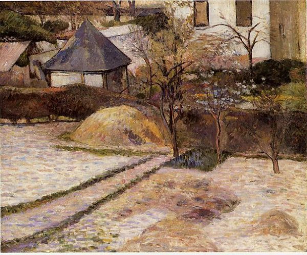 Main Product Photo of Rouen Landscape Painting by Paul Gauguin