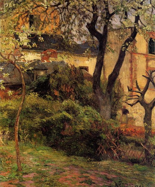 Main Product Photo of Rouen, Spring Painting by Paul Gauguin