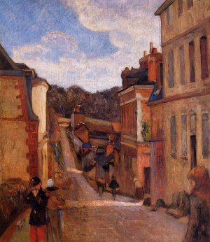 Rue Jouvenet, Rouen by Paul Gauguin Oil Painting