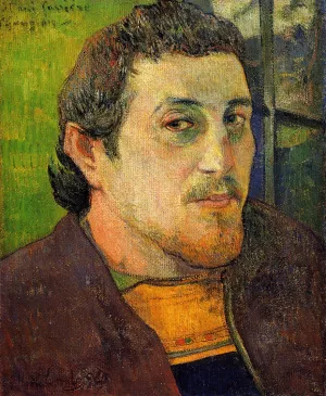 Self Portrait at Lezaven by Paul Gauguin - Oil Painting Reproduction