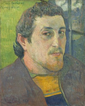 Self-Portrait Dedicated to Carriere by Paul Gauguin Oil Painting
