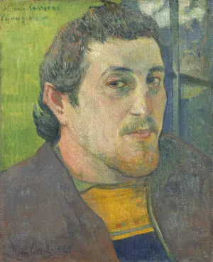 Self-Portrait Dedicated to Carriere by Paul Gauguin Oil Painting