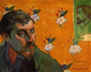 Self Portrait, Les Miserables by Paul Gauguin Oil Painting