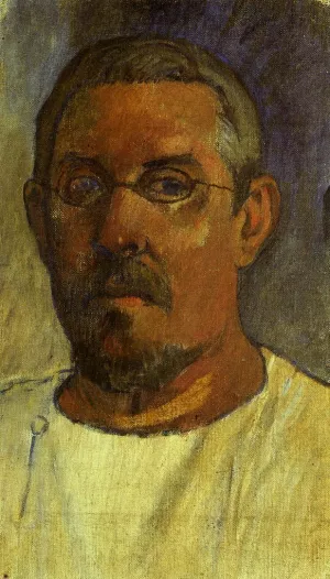 Self Portrait with Spectacles by Paul Gauguin - Oil Painting Reproduction