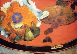 Still Life, Fete Gloanec by Paul Gauguin - Oil Painting Reproduction
