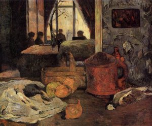 Still Life in an Interior, Copenhagen by Paul Gauguin Oil Painting