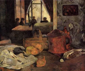 Still Life in an Interior, Copenhagen by Paul Gauguin Oil Painting