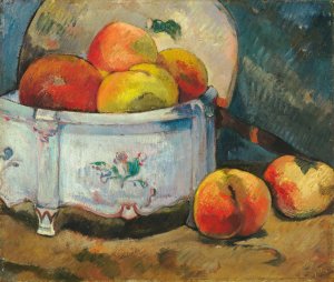 Still Life with Peaches by Paul Gauguin Oil Painting