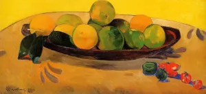 Still Life with Tahitian Oranges by Paul Gauguin - Oil Painting Reproduction