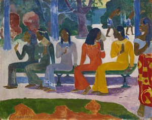 Ta matete by Paul Gauguin Oil Painting