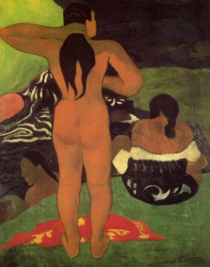 Tahitian Women Bathing by Paul Gauguin Oil Painting