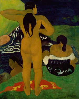 Tahitian Women Bathing by Paul Gauguin Oil Painting