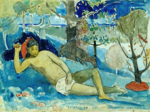 Te arii vahine by Paul Gauguin Oil Painting