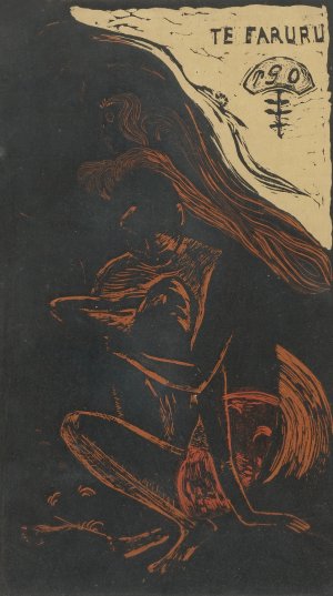Te Fararv - Ici On Fait L'amour by Paul Gauguin Oil Painting