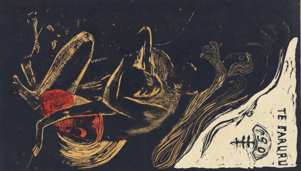 Main Product Photo of Te Faruru  Painting by Paul Gauguin