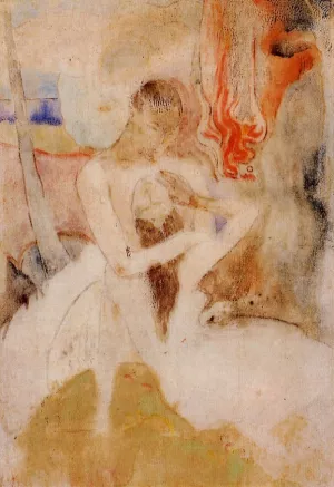 Te Faruru by Paul Gauguin Oil Painting