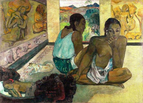 Main Product Photo of Te Rerioa Painting by Paul Gauguin