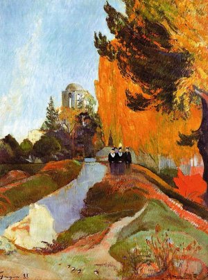 The Alyscamps at Arles by Paul Gauguin Oil Painting