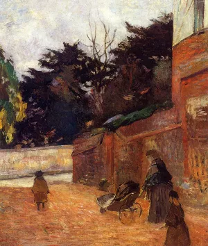 The Artist's Children, Impasse Malherne by Paul Gauguin - Oil Painting Reproduction