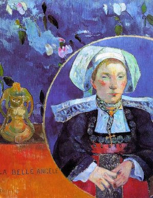 The Beautiful Angele by Paul Gauguin Oil Painting