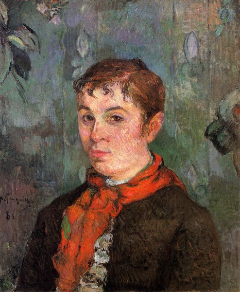Main Product Photo of The Boss's Daughter Painting by Paul Gauguin