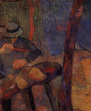 The Clog Maker by Paul Gauguin Oil Painting