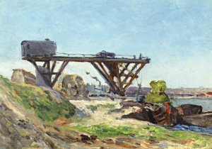 The Crane Oil painting by Paul Gauguin
