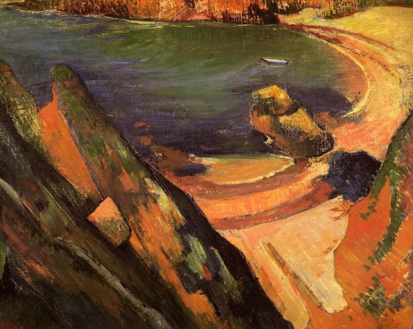 The Creek, Le Pouldu by Paul Gauguin - Hand-Painted Oil Painting Reproduction