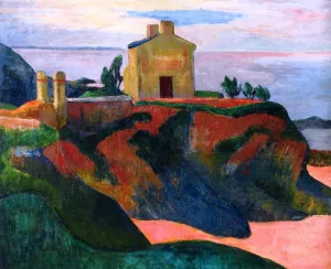 The House at Pan-Du by Paul Gauguin Oil Painting