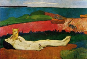 The Loss of Virginity also known as The Awakening of Spring by Paul Gauguin Oil Painting