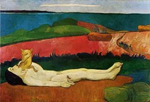 The Loss of Virginity also known as The Awakening of Spring painting by Paul Gauguin