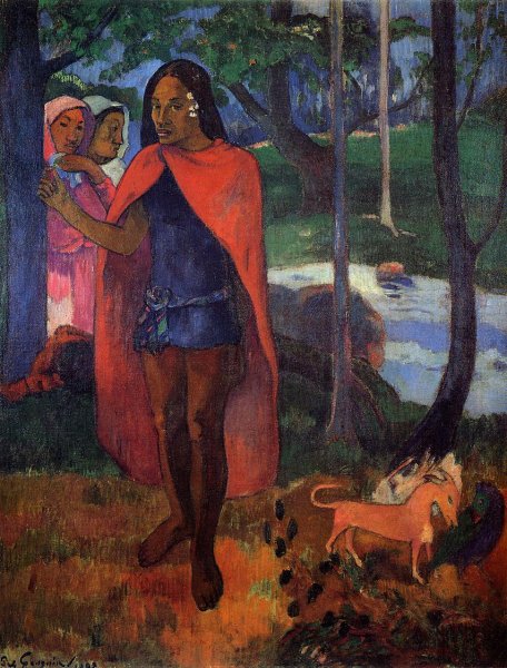 Main Product Photo of The Magician of Hivaoa Painting by Paul Gauguin