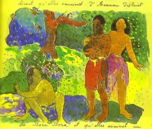 The Messengers of Oro by Paul Gauguin - Oil Painting Reproduction