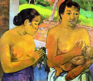 The Offering by Paul Gauguin Oil Painting