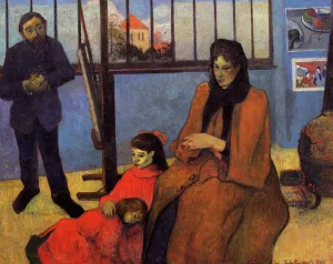 The Schuffenecker Family by Paul Gauguin Oil Painting
