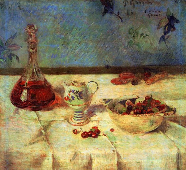 The White Tablecloth also known as Still Life with Cherries