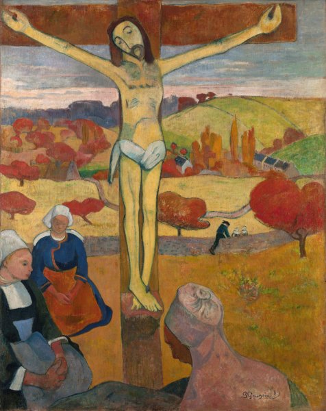Main Product Photo of The Yellow Christ  Painting by Paul Gauguin