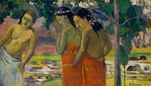 Three Tahitian Women by Paul Gauguin Oil Painting