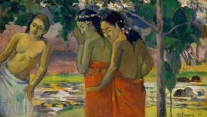Three Tahitian Women by Paul Gauguin Oil Painting