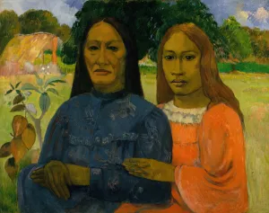 Two Women by Paul Gauguin Oil Painting