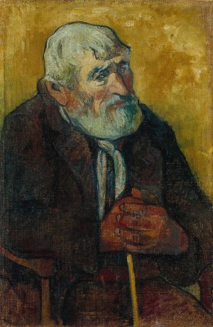 Vieil homme au baton by Paul Gauguin Oil Painting