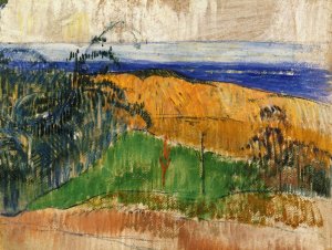 View of the Beach at Bellangenay by Paul Gauguin Oil Painting
