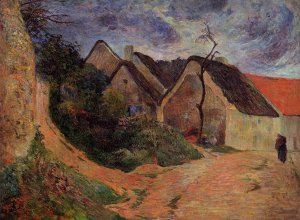Village Street, Osny by Paul Gauguin Oil Painting