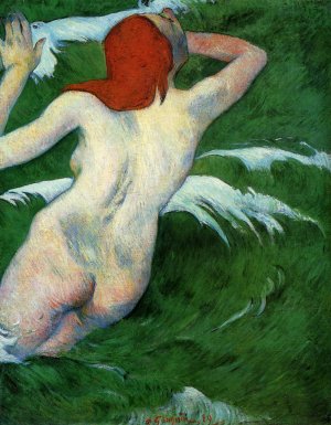 Woman in the Waves also known as Ondine I by Paul Gauguin Oil Painting