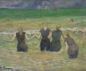Women Bathing by Paul Gauguin Oil Painting