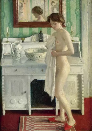 The Morning Toilet by Paul-Gustave Fischer - Oil Painting Reproduction