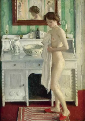 The Morning Toilet Oil painting by Paul-Gustave Fischer