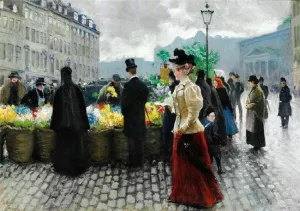Untitled by Paul-Gustave Fischer Oil Painting