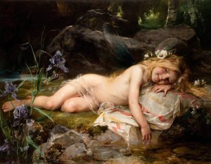 Forest Nymph by Paul Hermann Wagner Oil Painting