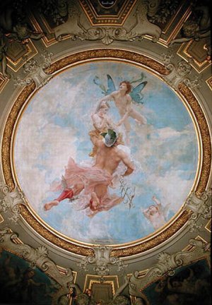 Enlevement de Psyche by Paul Jacques Aime Baudry Oil Painting